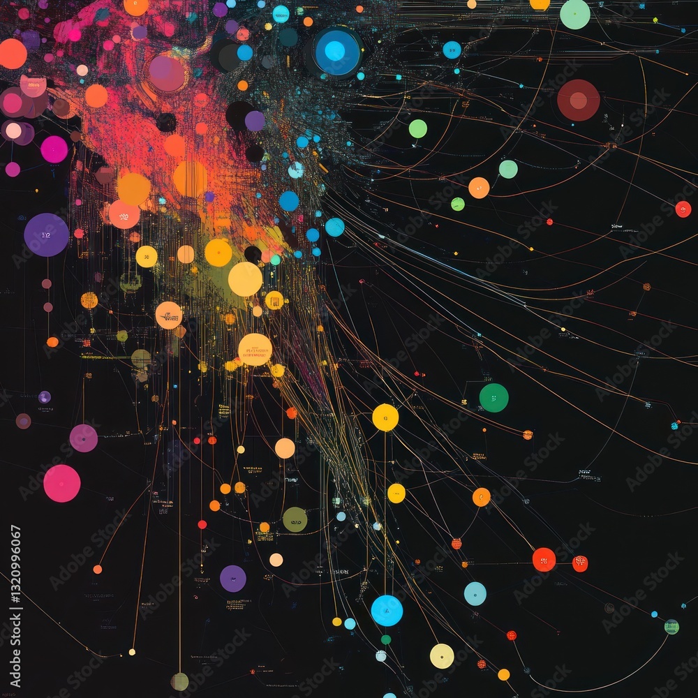 Poster big data visualization ai