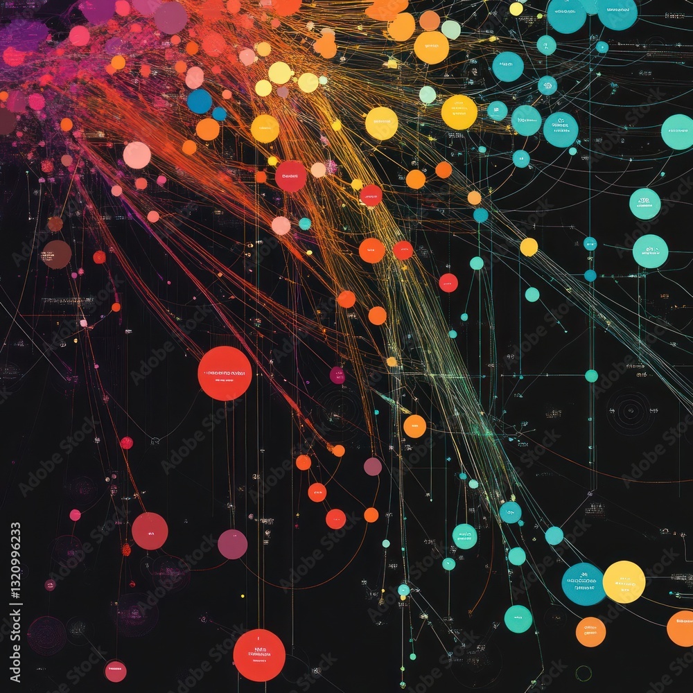 Poster big data visualization ai