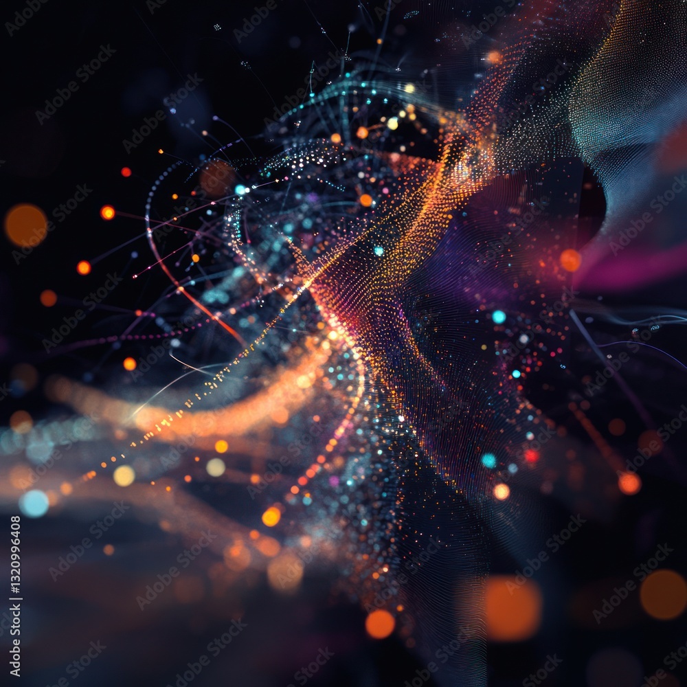 Poster big data visualization ai