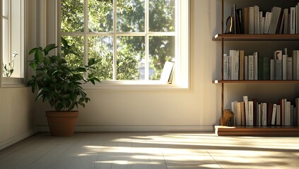 Sunny room with a view