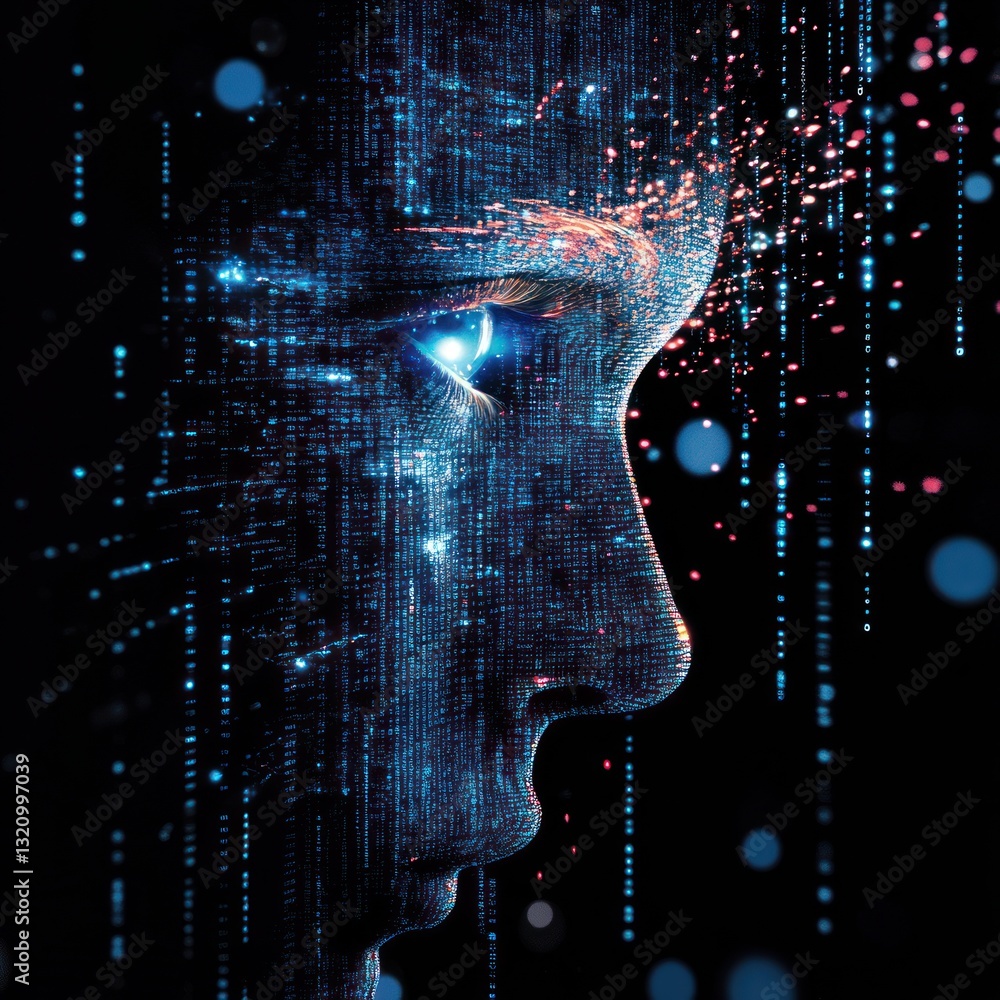 Poster big data visualization ai