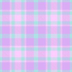 Sweet pastel plaid pattern.  Delicate pink, lavender, and mint green hues create a soft, charming textile design perfect for fashion, home decor, or branding.