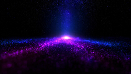 Obraz premium Abstract galaxy smoke fog purple-blue light in the galaxy with gradient colors on black background.