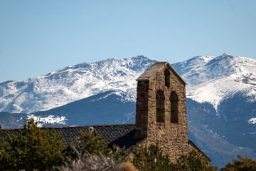 church in the mountains ancient greek church bell-lloch 