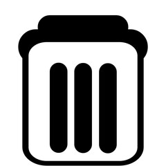 vector icon of a glass