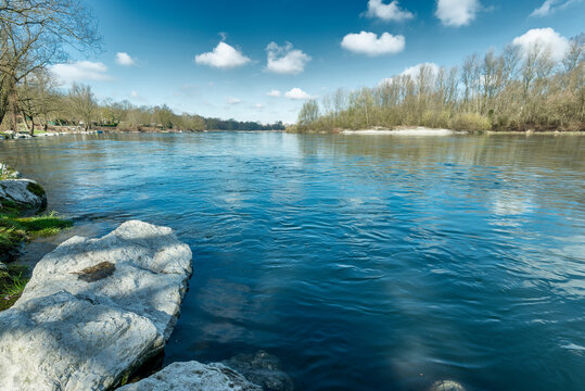 nature sceneries over the river Ticino, Abbiategrasso