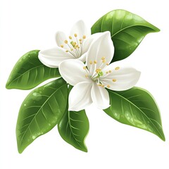 Delicate Citrus Blossoms