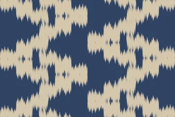 Printed kitchen splashbacks Ethnic abstract ikat art. Aztec ornament print. Geometric ethnic pattern seamless color oriental. Design for background, curtain, carpet, wallpaper, clothing, wrapping, Batik, and vector illustration.
