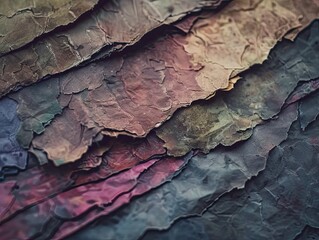 Fototapeta premium Earthy Layers, An Abstract Composition of Textured Surface Patches
