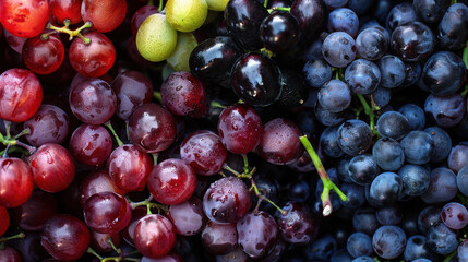 purple grapes