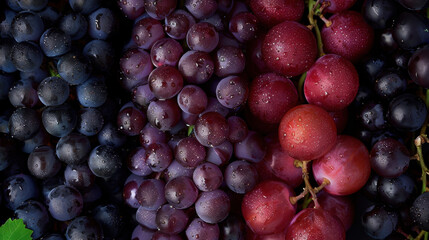purple grapes