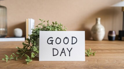 Good Day: A Simple Message of Positivity and Calm
