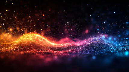 Colorful abstract background featuring vivid patterns and shapes ideal for audio content creation and digital media projects