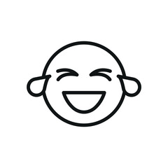 Laughing emoji April Fool's Day icon represents joy and humor, perfect for prank-themed designs, joke visuals, and festive celebrations.