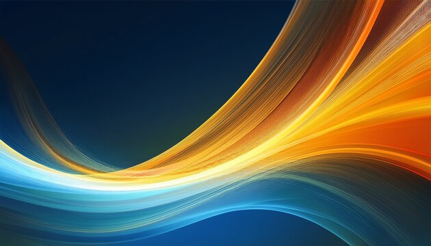 Dynamic bright orange abstract swoosh border design, conveying a sense of speed and energy. Ideal for certificates, awards, and recognition documents