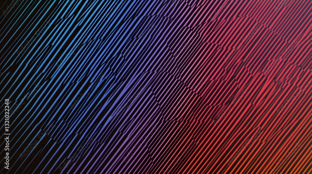 Poster abstract background featuring colorful diagonal lines and geometric shapes