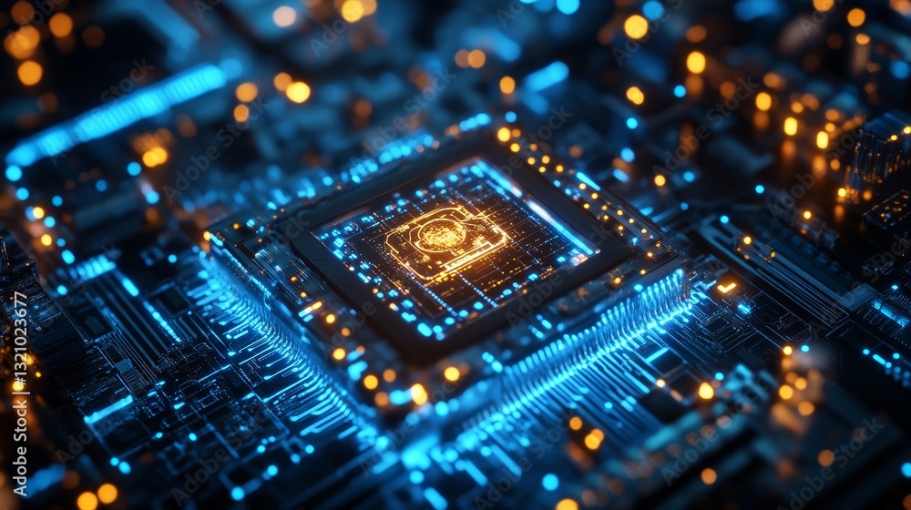 Poster the luminescent core chip in the future laboratory is designed in an irregular polygon shape, with n