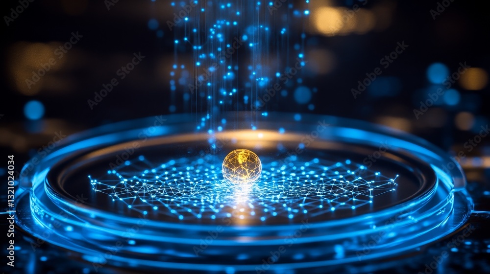 Poster the luminescent core chip in the future laboratory is designed in an irregular polygon shape, with n