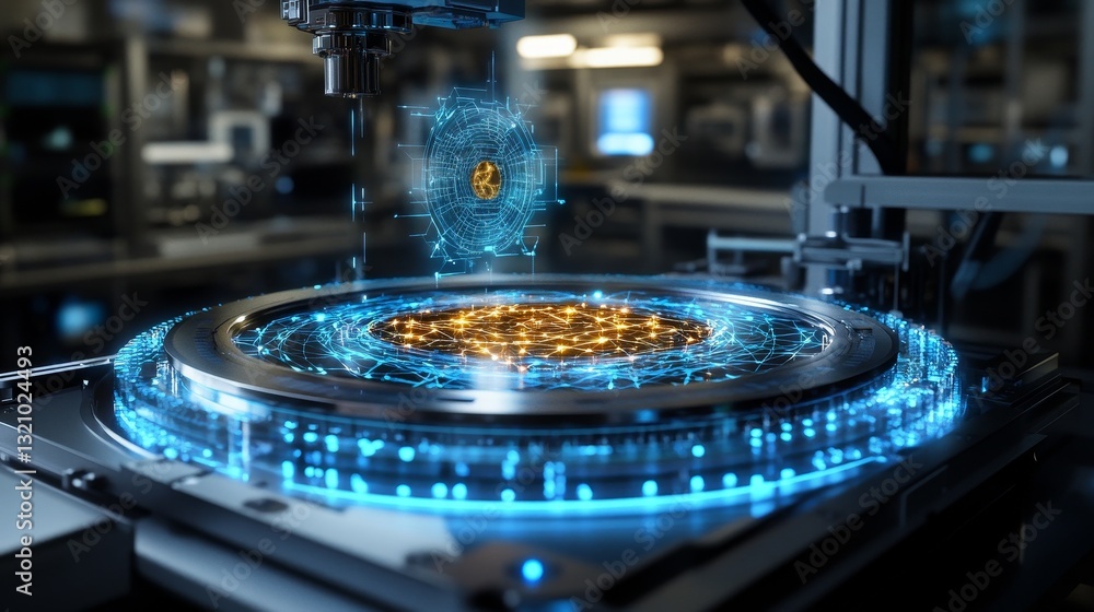 Poster the luminescent core chip in the future laboratory is designed in an irregular polygon shape, with n