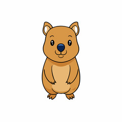 quokka cartoon vector