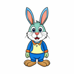 cartoon rabbit vector