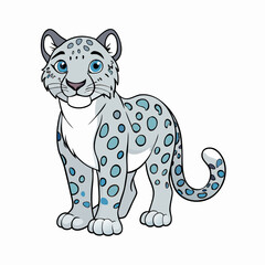 leopard cartoon vector