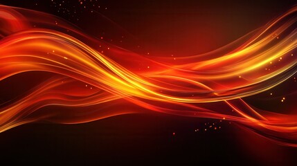 Dynamic fire-inspired background featuring intense red and orange flames with glowing embers and energetic lighting effects