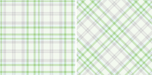 Spring Seamless Madras Plaid featuring Neon Off White and Vivid Ice Blue Textile Design
