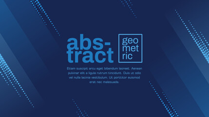 Abstract blue background with lines. Modern abstract background. Creative blue background