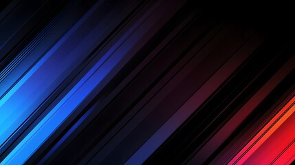 Angled abstract background composed of colorful light and dark bands