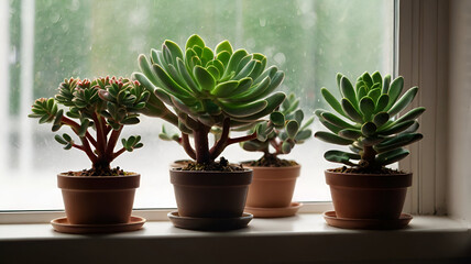 Fototapeta premium minimal plant pot for decoration and mock up . decorative cactus potted. 