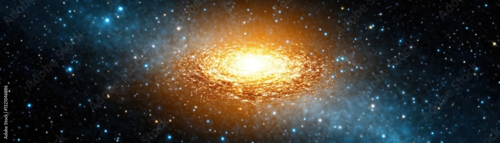 Poster a bright star shining in the night sky with a dark blue background creating a beautiful celestial vi
