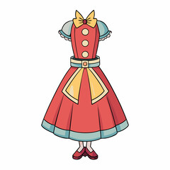 dress, fashion, woman, vector, illustration, art, clothing, clothes, beauty, style, doll, design, drawing, sketch, dance, model, child, cartoon, lady, people, silhouette, wedding, costume, flamenco, k