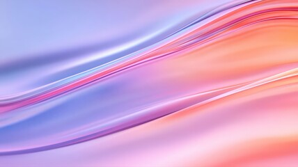 Abstract Pink Purple Orange Wave Pattern Background