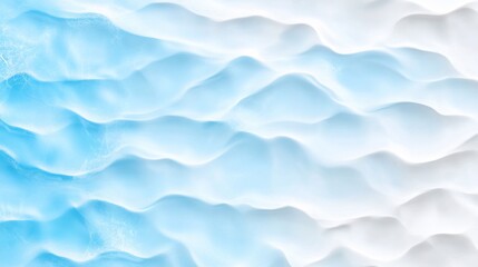 Obraz premium Abstract light blue and white wavy texture