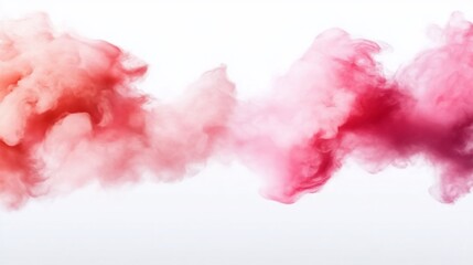 Abstract pastel colored smoke clouds