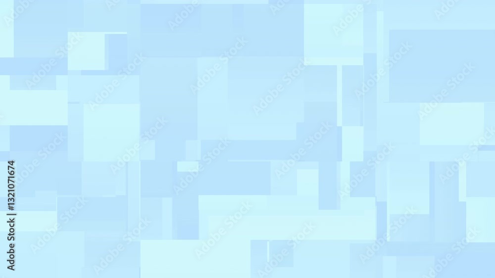 Aufkleber light blue corporate abstract background of looping animated gradient geometric shapes