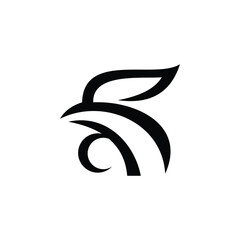 Obraz premium abstract rooster head logo icon