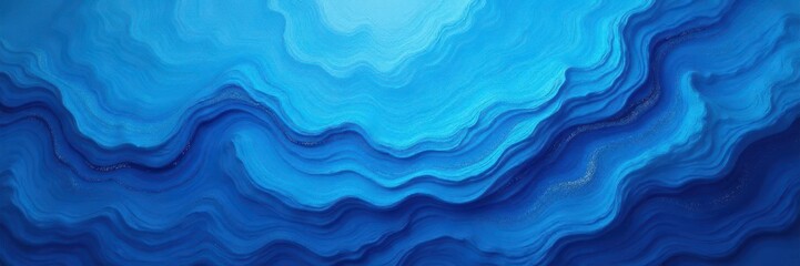 Abstract blue textured canvas, bold swirling motion , fabric, website