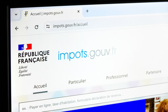 Page site web impots.gouv.fr	