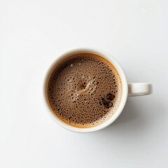 Fototapeta premium Cup of Coffee with Foam on Top