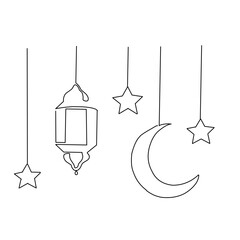 Ramadan Kareem hanging banner