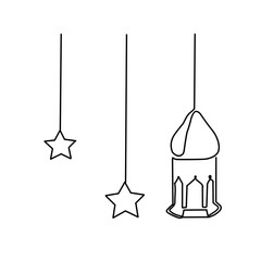 Ramadan Kareem hanging banner