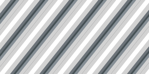 Fototapeta premium Geometric abstract design with diagonal stripes. Grey and white.