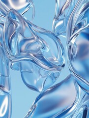 透明感のある美しい氷の質感