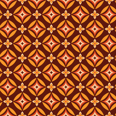 Retro Autumn Patterns, Seamless Geometric Vintage Patterns and Backgrounds, Digital Paper