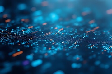 Data visualization in technology digital environment graphic design abstract viewpoint modern concepts