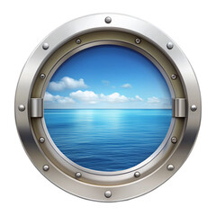 porthole and sea