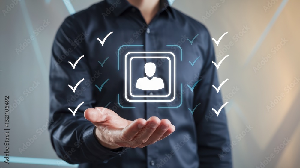 Poster digital identity verification: secure and reliable person profile management