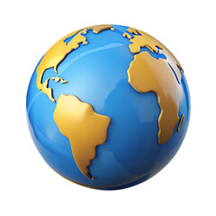 globe, world map, 3D sphere, blue oceans, 3D illustration, detailed cartography, geopolitical model, Earth representation, educational tool, global view